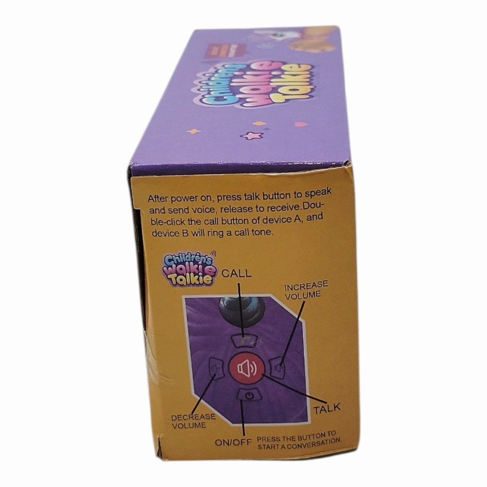 Kids Unicorn Walkie Talkies Set Children's 2-Way Radio Toy Instant Connection - Picture 2 of 5